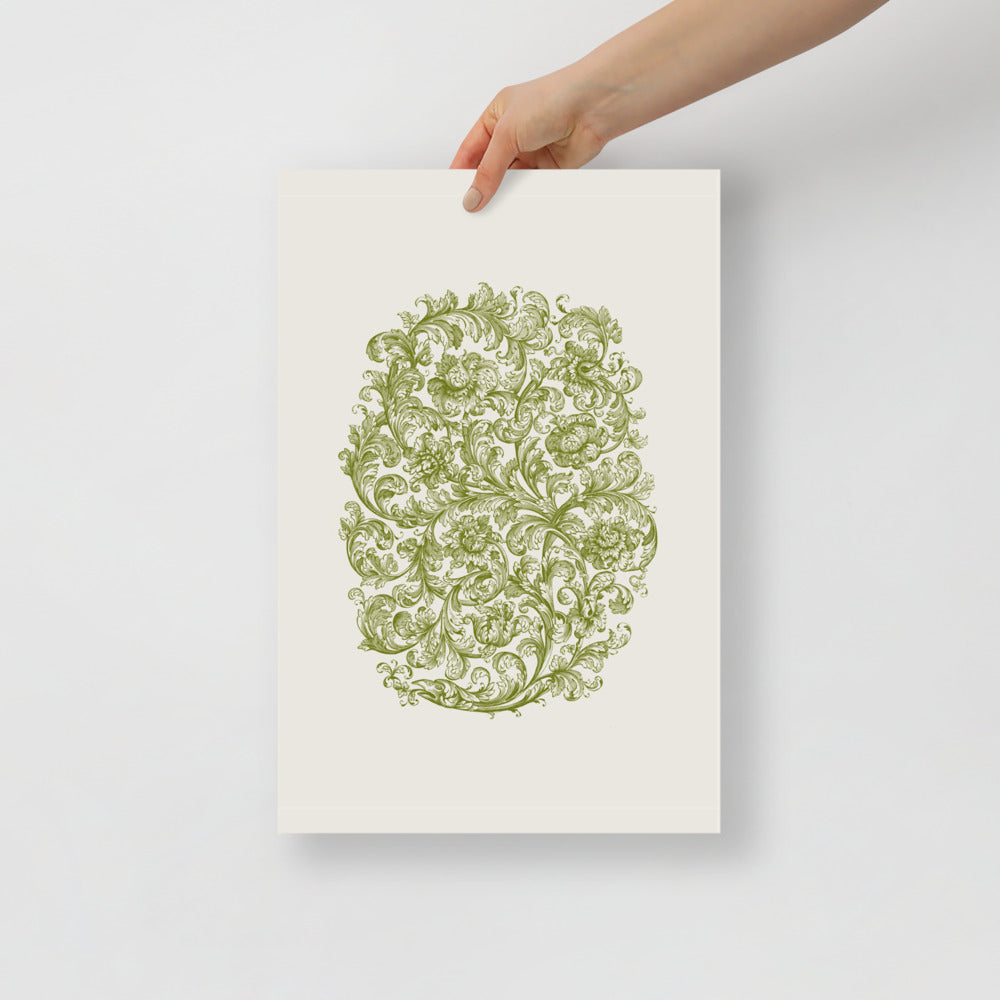 Gamla gröna trädgården | Veska 12×18