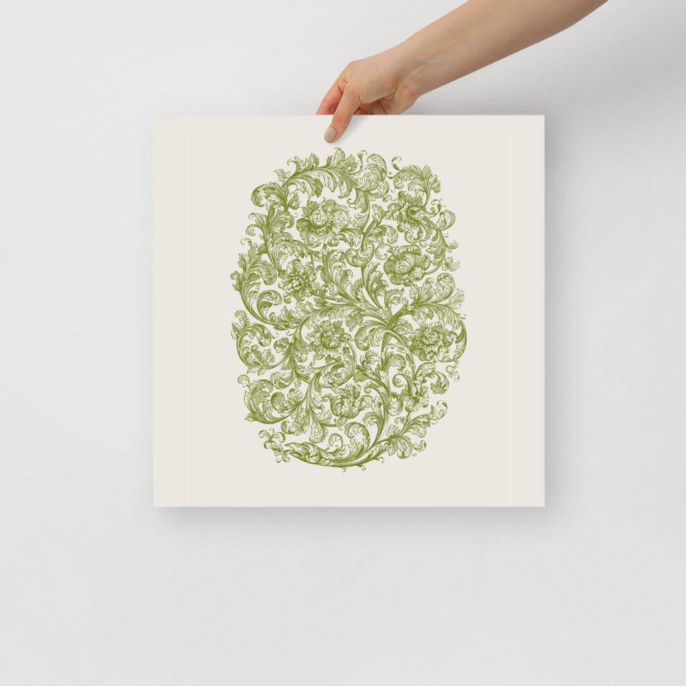 Gamla gröna trädgården | Veska 16×16