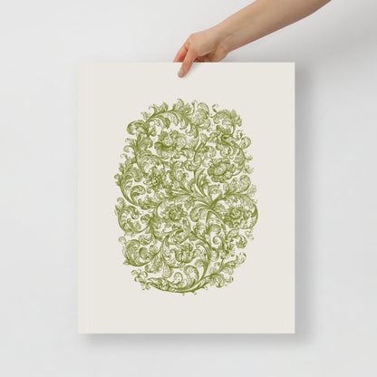 Gamla gröna trädgården | Veska 16×20