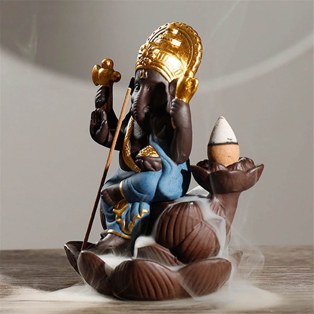 Ganesha Backflow Rökelsebrännare | Veska