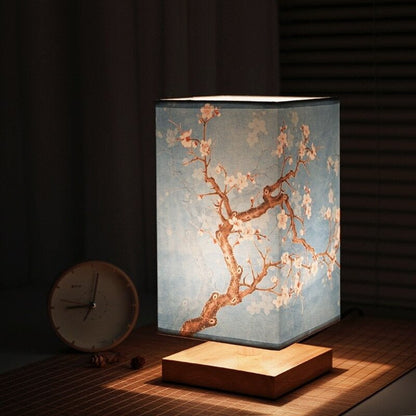 Gardudu | Japansk-skandinavisk Bordslampa | Veska Blå