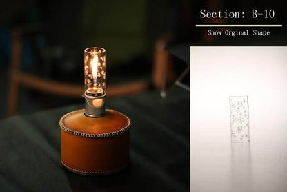 Gas Lantern Glass Utomhus Camping Lampa | Veska B-10