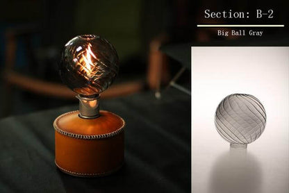Gas Lantern Glass Utomhus Camping Lampa | Veska B-2