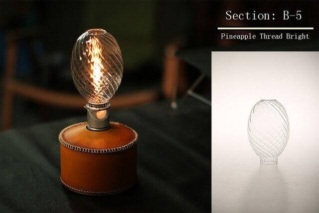 Gas Lantern Glass Utomhus Camping Lampa | Veska B-5