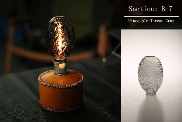 Gas Lantern Glass Utomhus Camping Lampa | Veska B-7