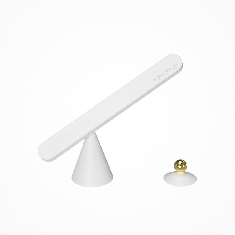 Geometrisk 3d Fällbar Bordslampa | Veska VIT