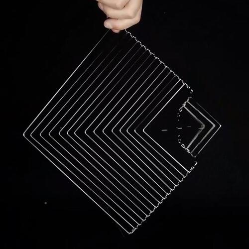 Geometrisk Beat Mosaik Bord Dekor | Veska vit