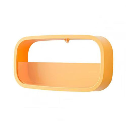 Geometrisk Diamant Väggvas Hylla | Veska Orange