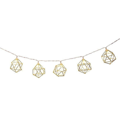 Geometriska hexagonljus | Veska