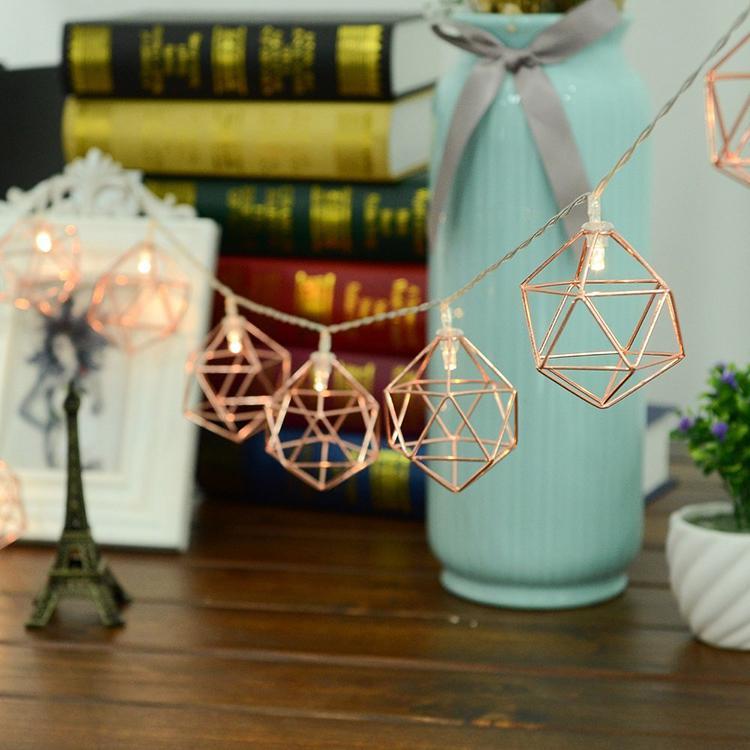 Geometriska hexagonljus | Veska