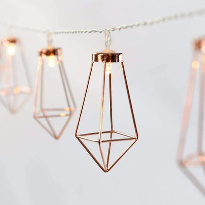 Geometriska koppar fairy lights | Veska