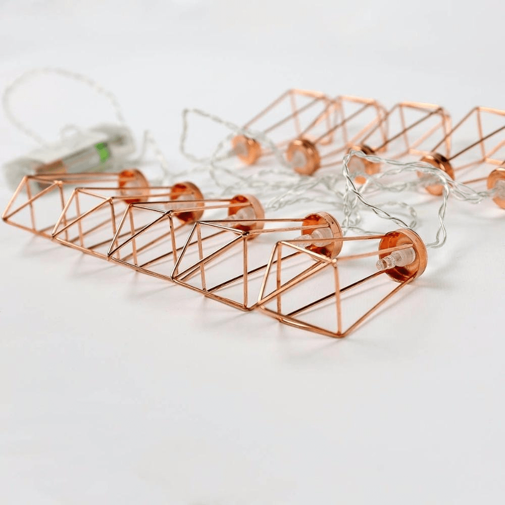 Geometriska koppar fairy lights | Veska