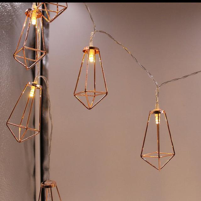 Geometriska koppar fairy lights | Veska