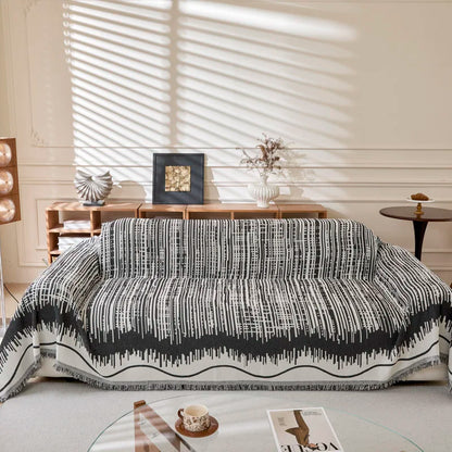 Geometriska Linjer Soffa Kast Täckduk Filt | Veska