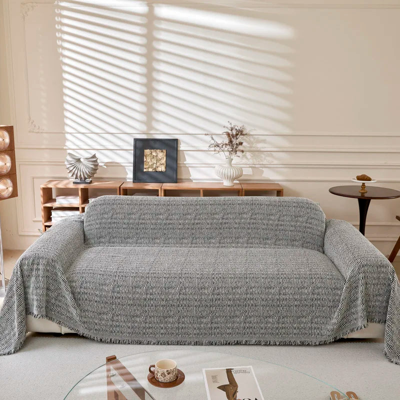 Geometriska Linjer Soffa Kast Täckduk Filt | Veska