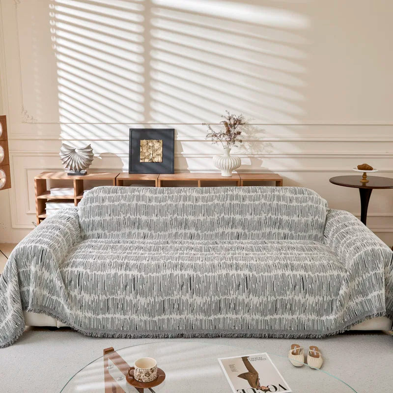 Geometriska Linjer Soffa Kast Täckduk Filt | Veska 3