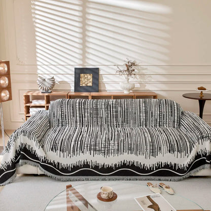 Geometriska Linjer Soffa Kast Täckduk Filt | Veska 5
