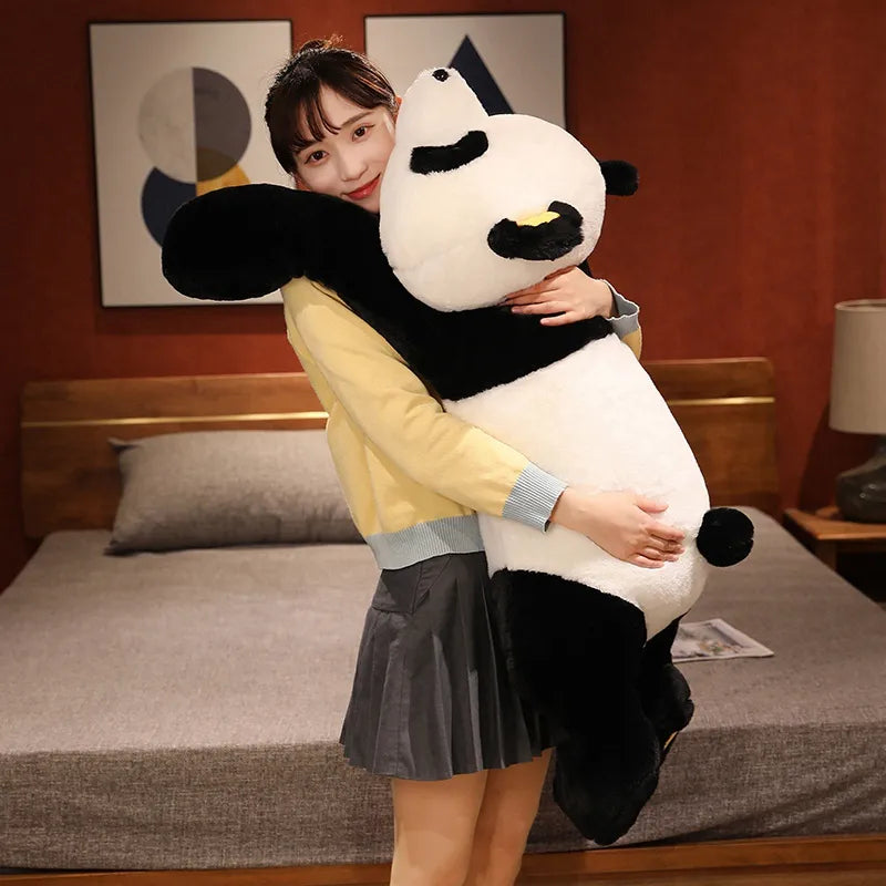 Giant Lazy Panda Mjuk Plush Leksaker | Veska