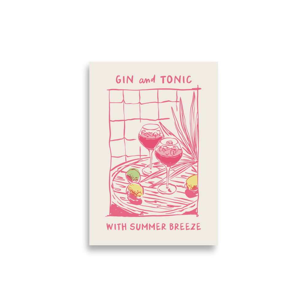 Gin och Tonic med Summer Breeze | Veska 21×30 cm
