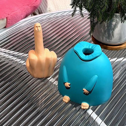 Glad Mittenfinger Rolig Bord Dekor | Veska