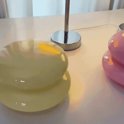 GlamoraLite - Elegant Glastabellampa för Ditt Inre | Veska