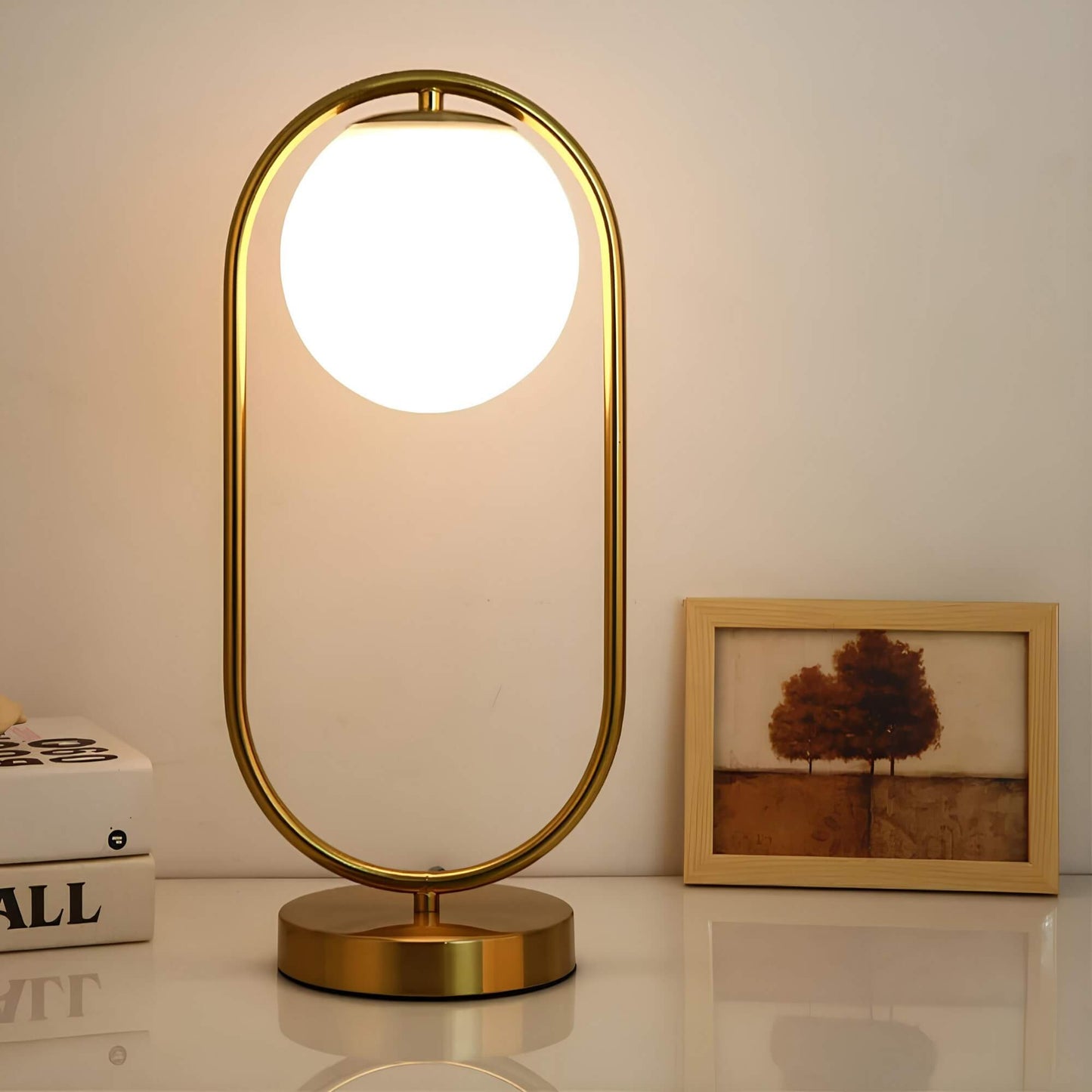 Glas Bordslampa | Veska