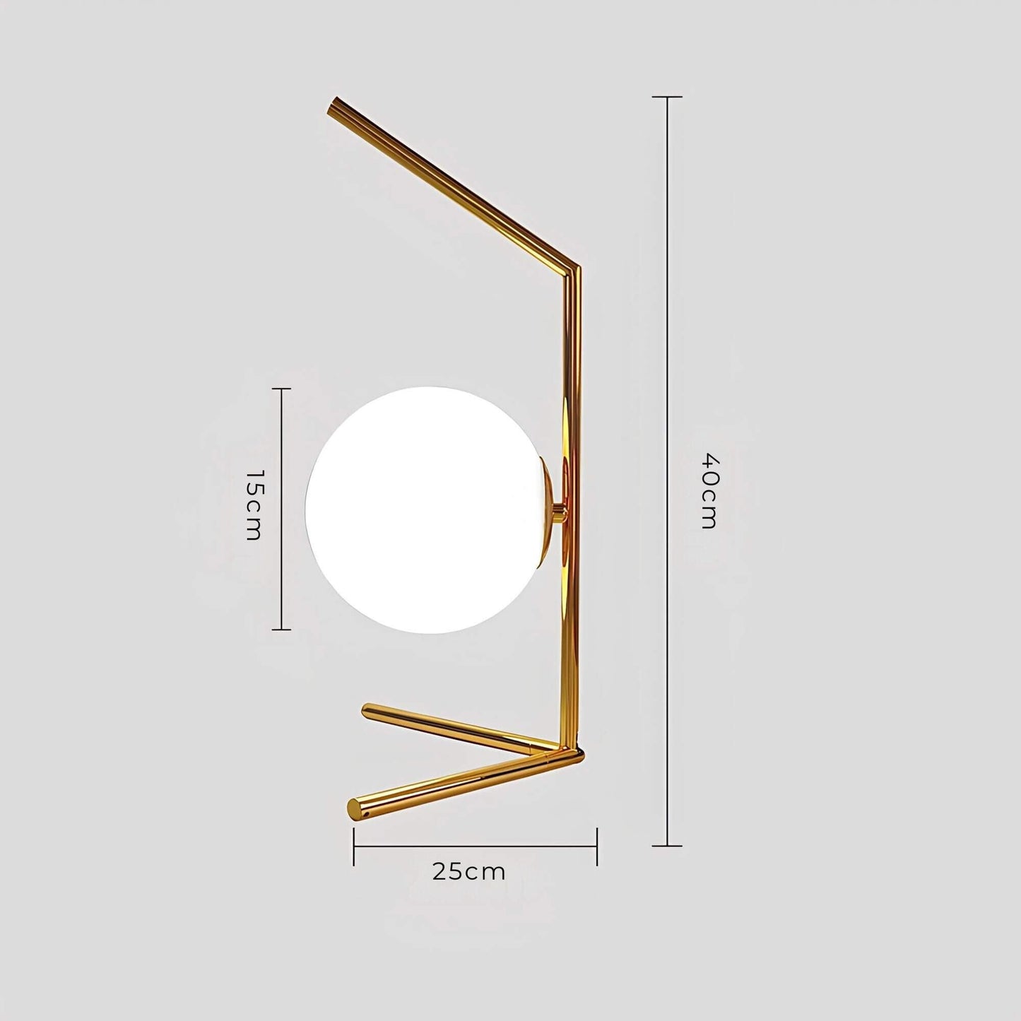 Glas Bordslampa | Veska