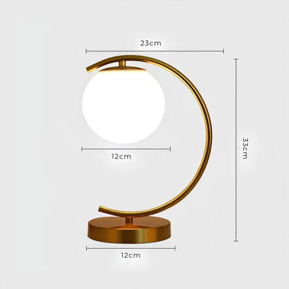 Glas Bordslampa | Veska B-Diameter 12 Boll