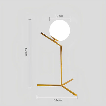 Glas Bordslampa | Veska I-diameter 15 boll