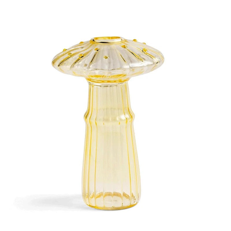Glas Svamp - Handgjord Svampvas gjord av Glas | Veska Ringblomma