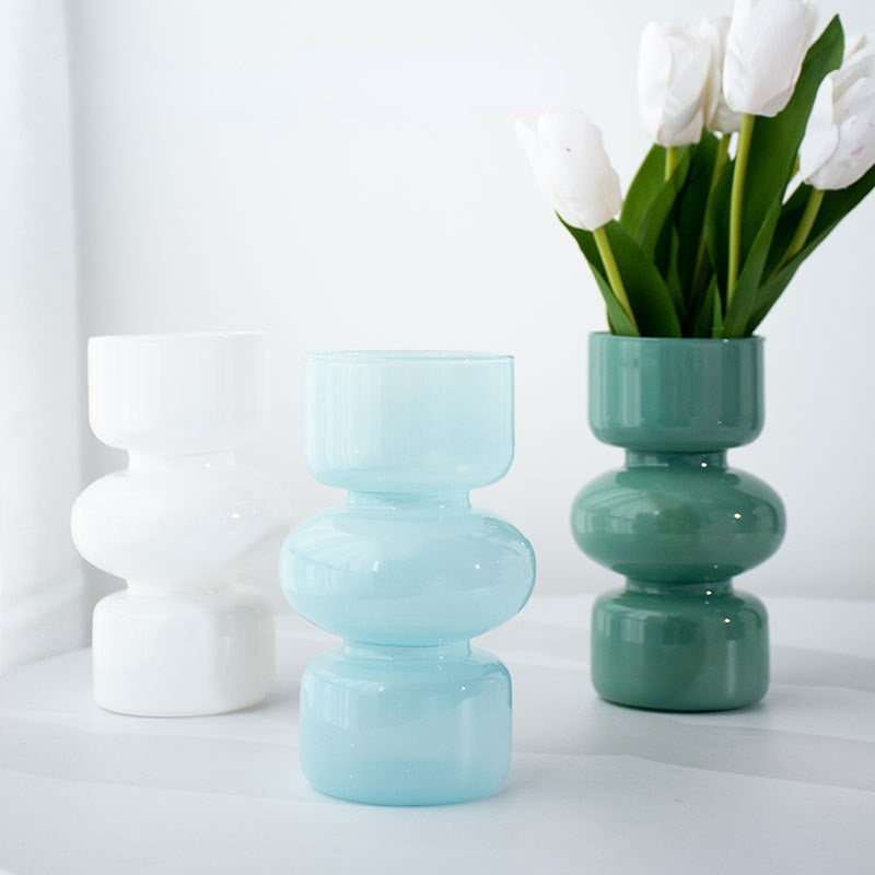 Glas Tier Vaser - Flerfärgad | Veska