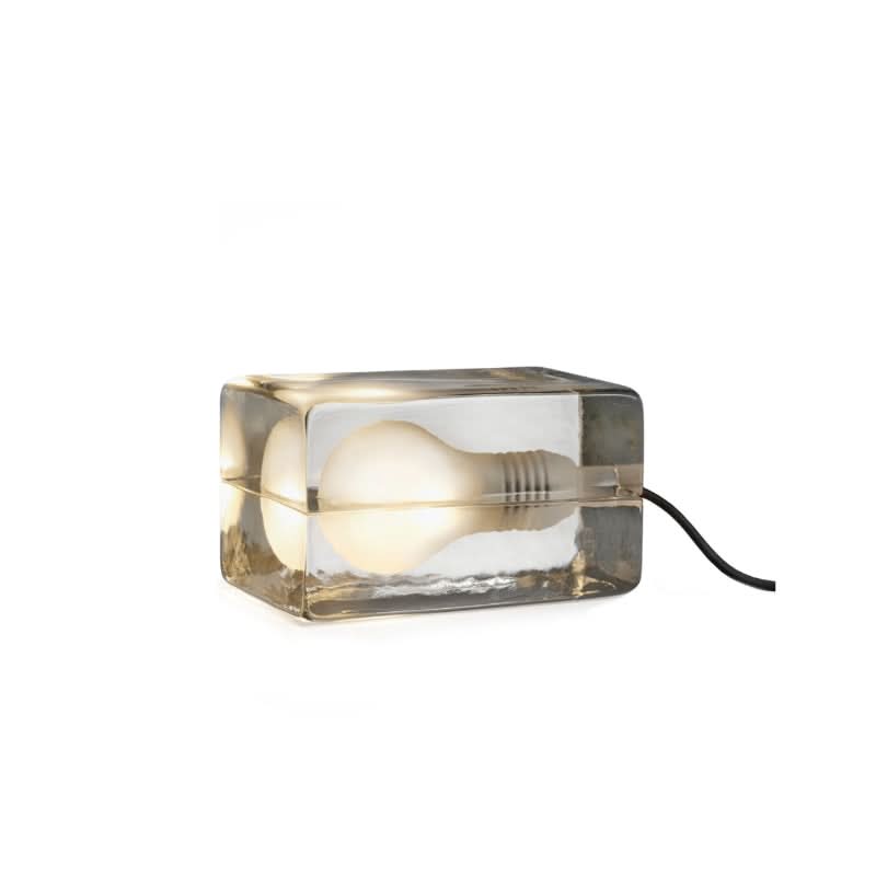 Glasblock bordslampa med G9-sockel | Veska