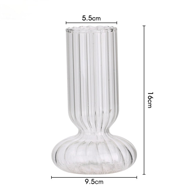 Glasrandig cylinder vase | Veska Transparent vas