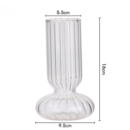 Glasrandig cylinder vase | Veska Transparent vas