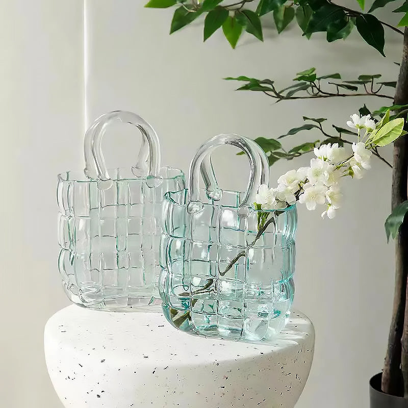 Glass Bag Vase | Veska