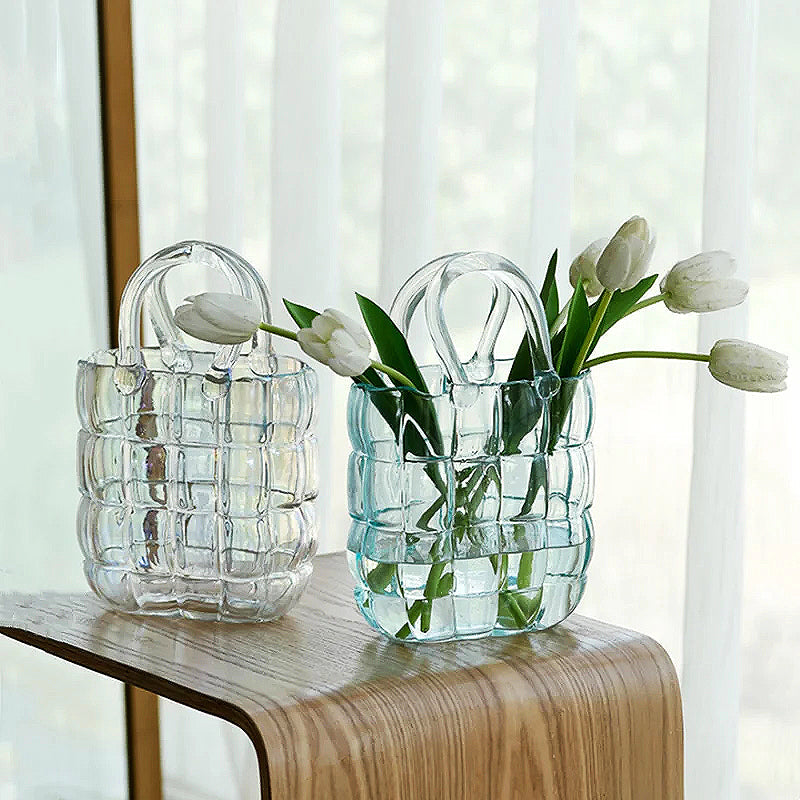 Glass Bag Vase | Veska