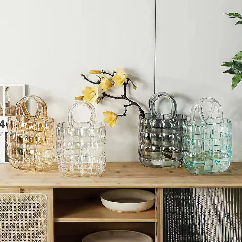 Glass Bag Vase | Veska