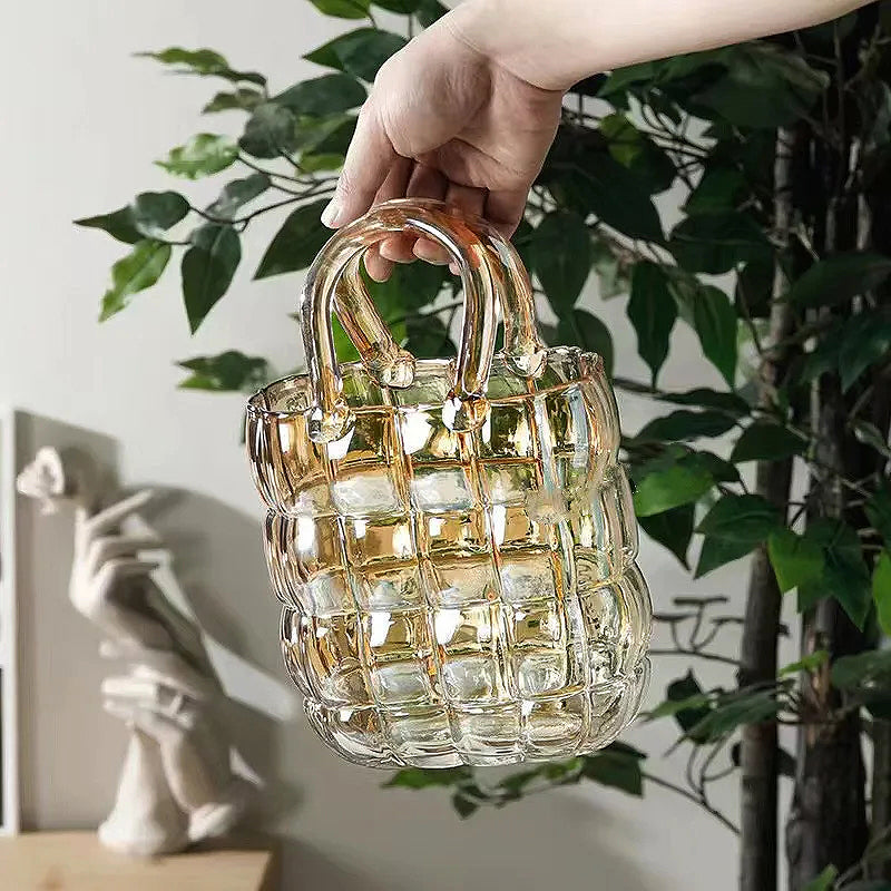 Glass Bag Vase | Veska