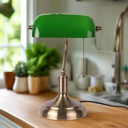GlassOpulence - Stilren europeisk bordslampa | Veska