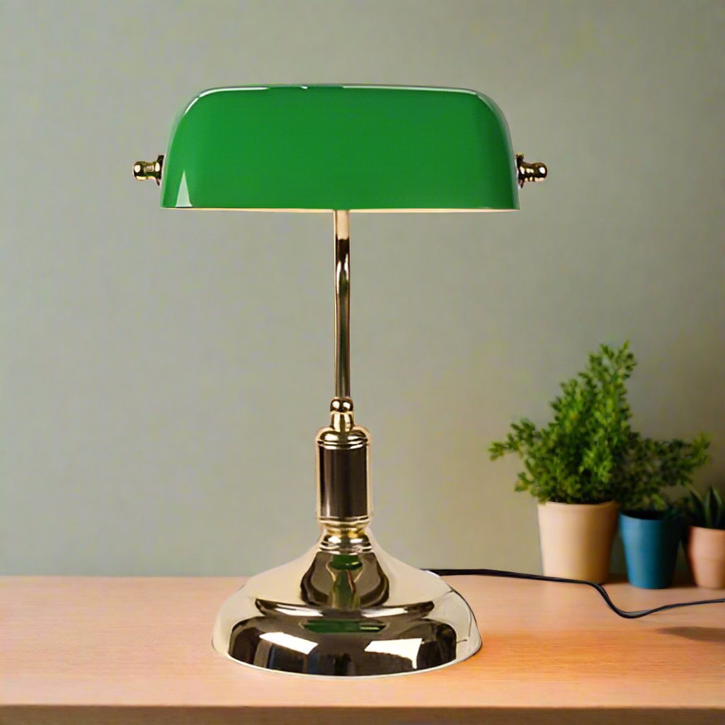 GlassOpulence - Stilren europeisk bordslampa | Veska Stil B