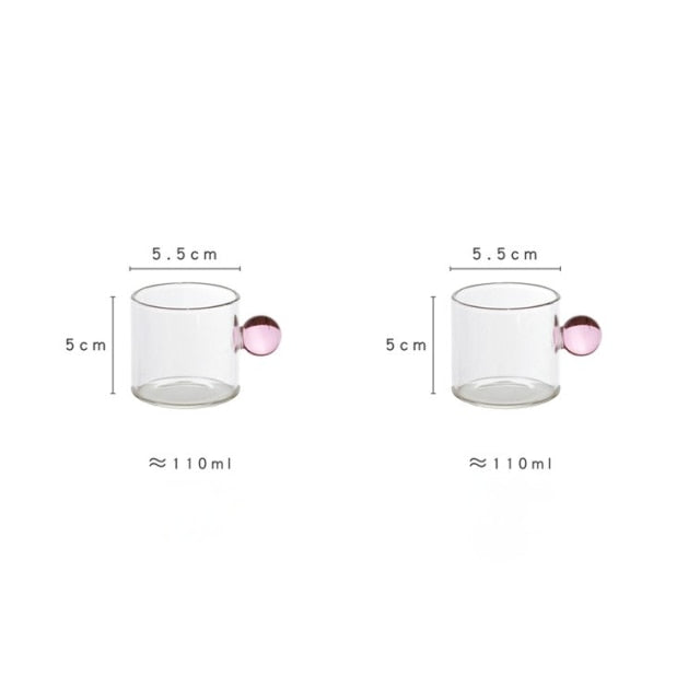 Globe Handtag Glas Espresso Kopp | Veska
