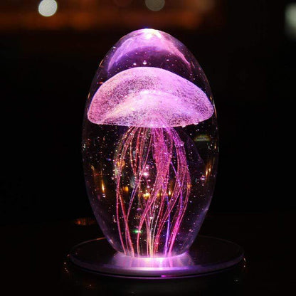 Glow Jellyfish Crystal Glass Decor | Veska Rosa
