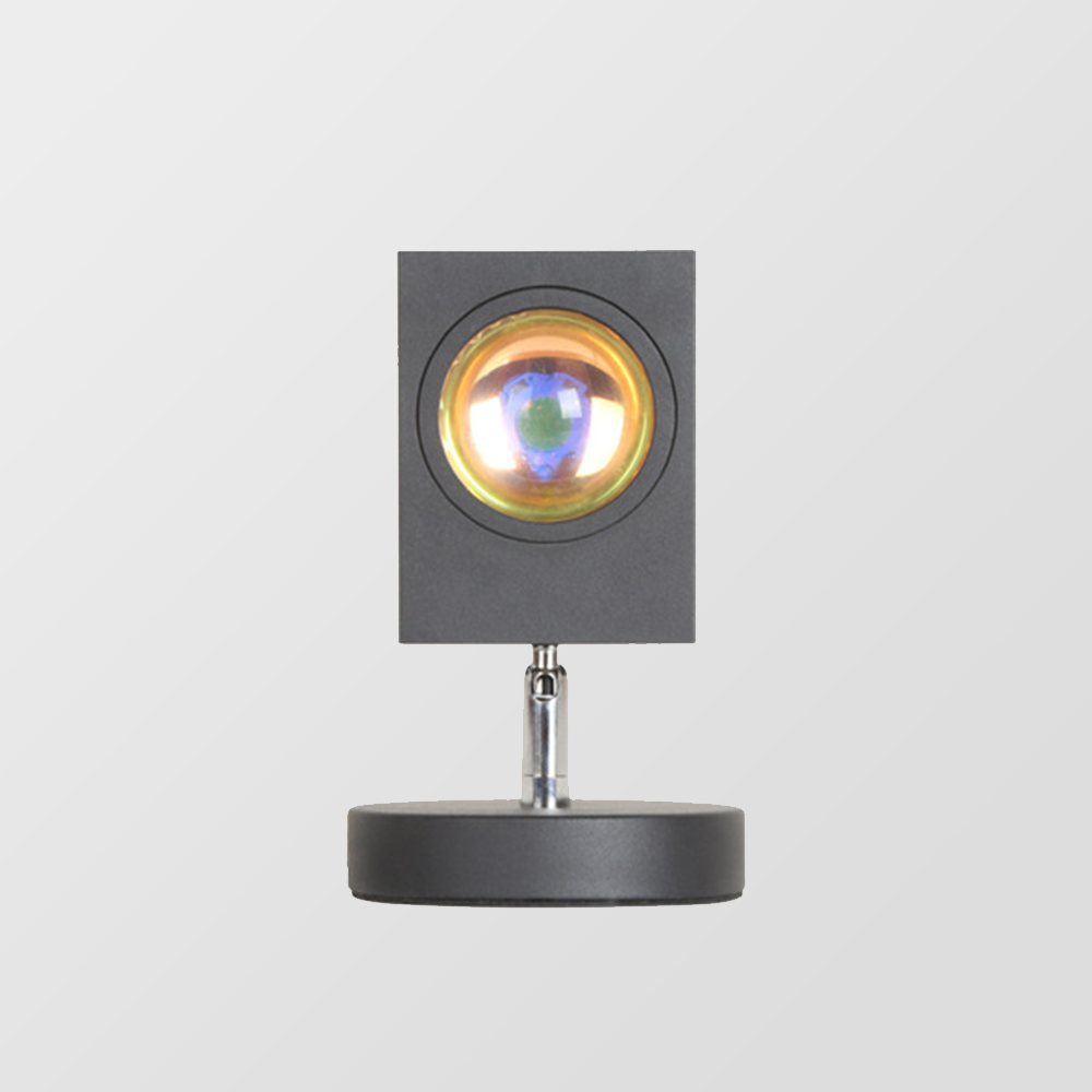 GlowBright Retro-Sunset-Bordslampa | Veska