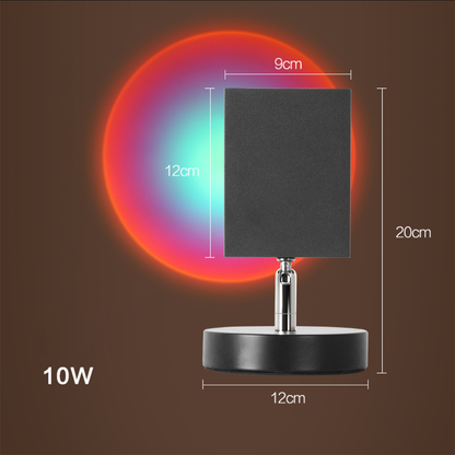 GlowBright Retro Sunset LED Bordslampa | Veska