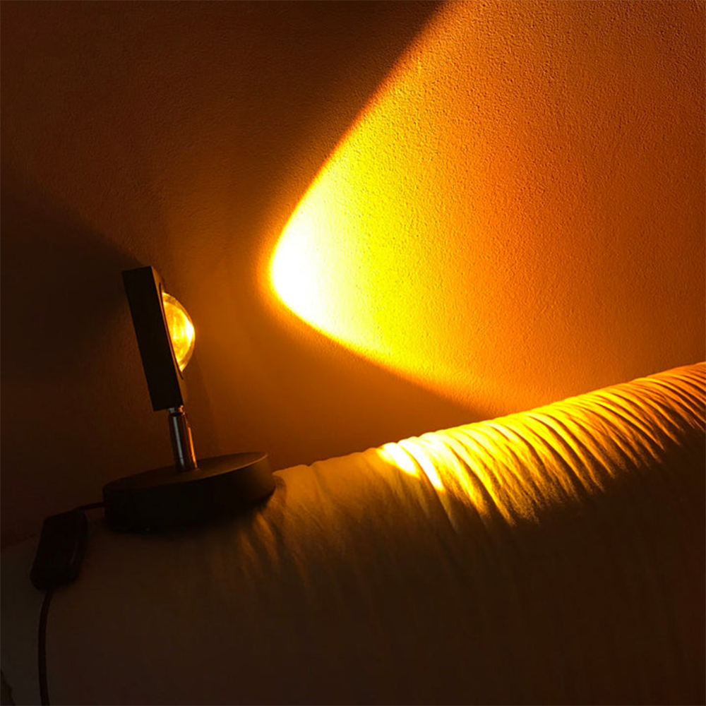 GlowBright - Vintage Bordslampa med Varm Glöd Veska