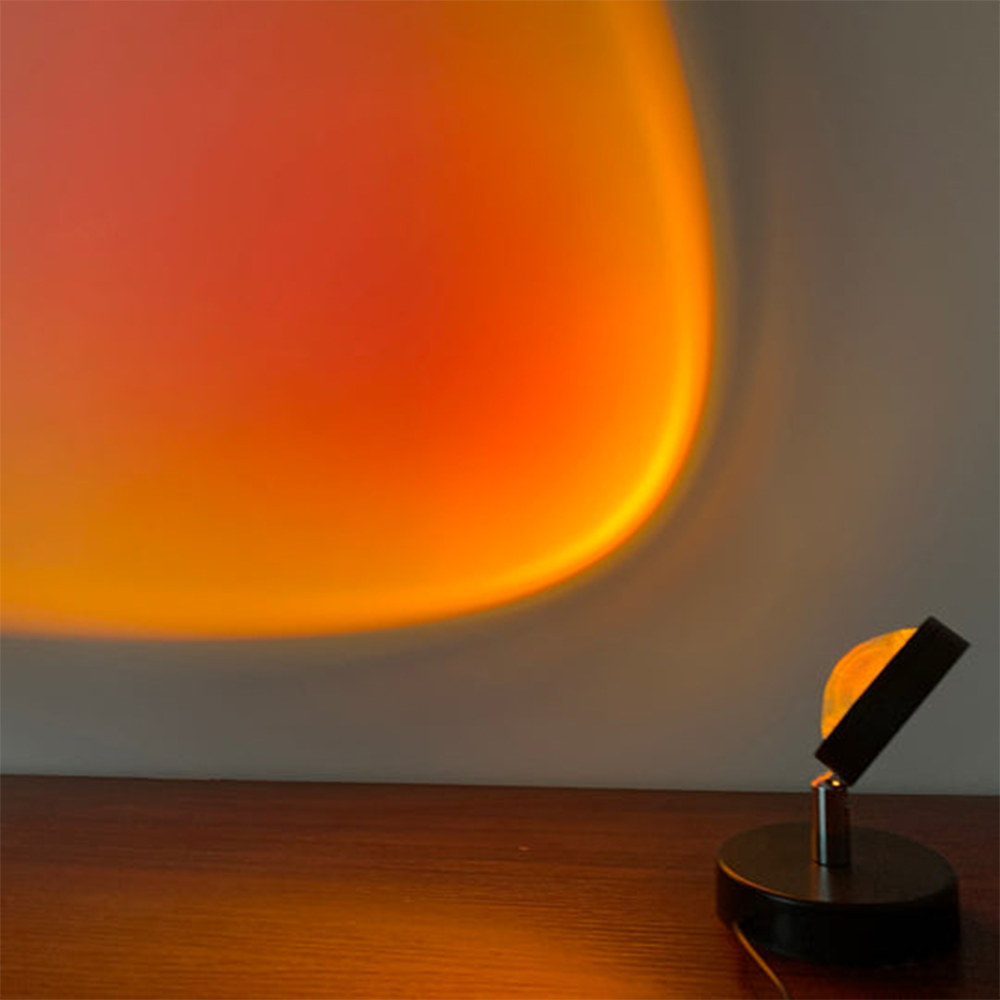 GlowBright - Vintage Bordslampa med Varm Glöd Veska