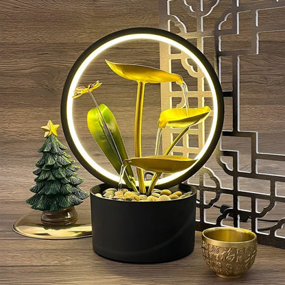 GlowCascade - lugnande vattenfall bords-lampa Veska