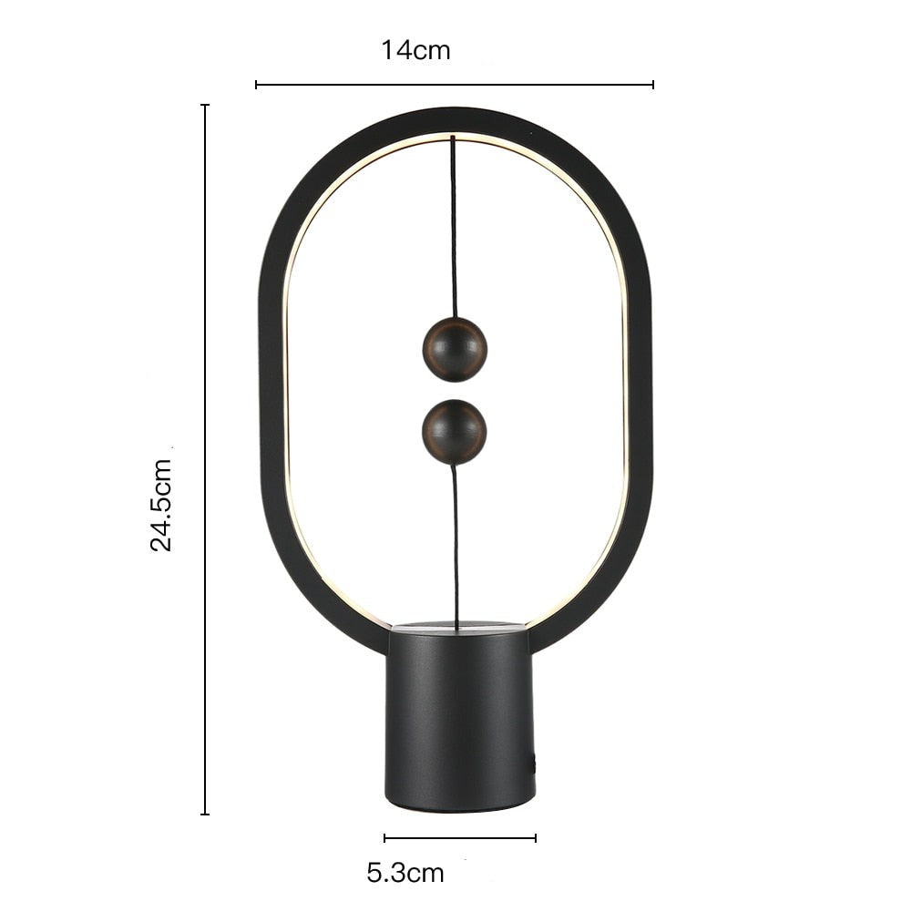GlowSphere Bordslampa - Atmosfärisk Belysning för Hemmet Veska