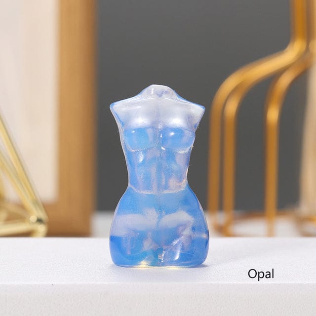 Goddess Silhouette Crystal Statue | Veska