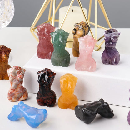Goddess Silhouette Crystal Statue | Veska